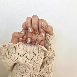 ネイル レイヤー/ハイトーン 🫧‪Erikaのヘアスタイル