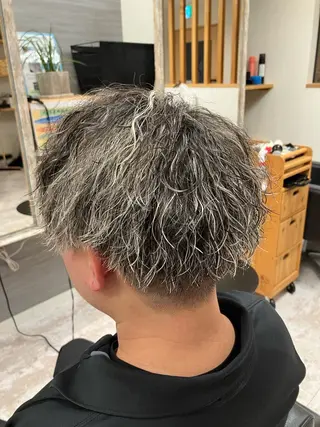 パーマ メンズ メンズ特化/パーマ/ フェードWATARUのヘアスタイル