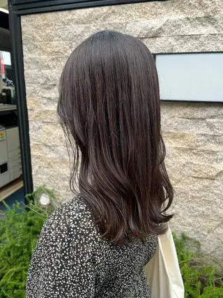 ミディアム カラー ✨透明感カラー✨ 🦖佐々木未来🦕のヘアスタイル