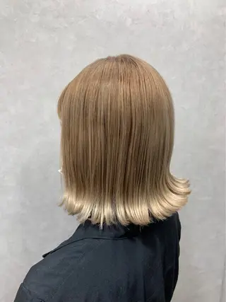 ミディアム 👑毛流れ、艶髪◉ 縮毛矯正錦糸町ヒガシのヘアスタイル