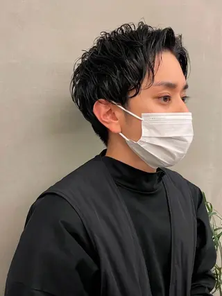 パーマ メンズ kana /表参道/shortのヘアスタイル