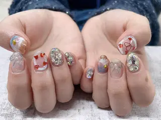 ネイル 佐藤 ニーナ★ラベンダーのネイルデザイン