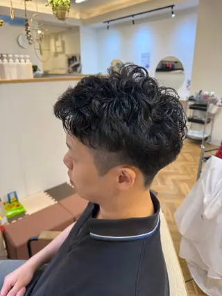 パーマ メンズ トトサ　カミング所属・モデル募集 ✨のヘアスタイル