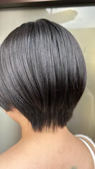 ショート ❄️艶カラー/レイヤ ー/ボブ/mao❄️のヘアスタイル