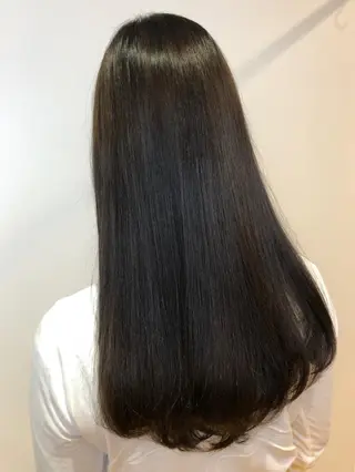 ロング カラー 青野 文香のヘアスタイル