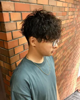 パーマ メンズ ⭐️TOSHIKI メンズパーマオタク⭐のヘアスタイル