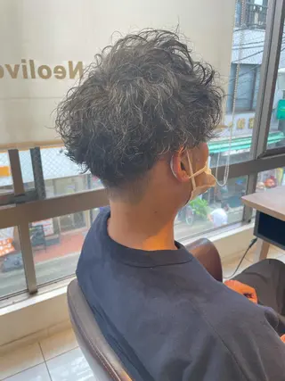 ショート パーマ メンズ 辻堂メンズ特化 YU-YAのヘアスタイル