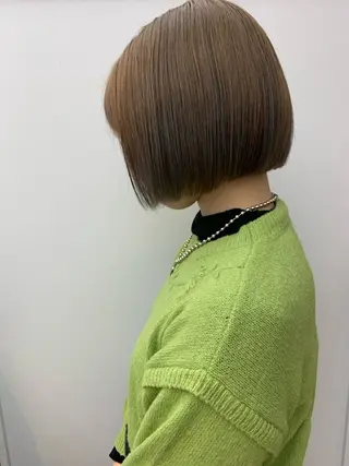 ショート カラー 髪質改善×大人可愛い 艶髪🫧ダイトのヘアスタイル