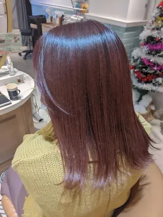 ミディアム 縮毛矯正/レイヤー 💎やまもとちひろのヘアスタイル