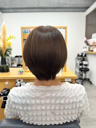 カラー うるツヤカラー💖 なるみももかのヘアスタイル
