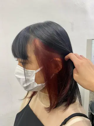 ミディアム カラー 🎀ツヤ髪韓国網紅 ヘアミカ🎀のヘアスタイル