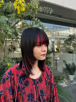 カラー TSUBAME HAIR所属・Yuzu .のヘアスタイル