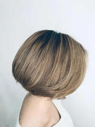 ショート 川畑 大地/波巻きパーマのヘアスタイル