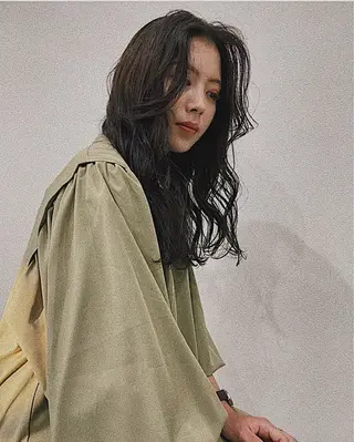 ロング 山口生真 ✂︎小顔矯正カットのヘアスタイル