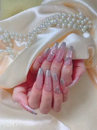 ネイル ネイルサロンAiri 長さ出し·シンプルのネイルデザイン