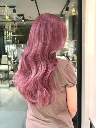 ロング カラー Qin所属・ハイトーン特化 🌟  ミキのヘアスタイル