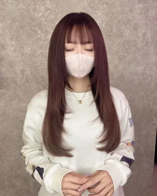 ロング カラー UNDER vr 【アンダーバー】のヘアスタイル