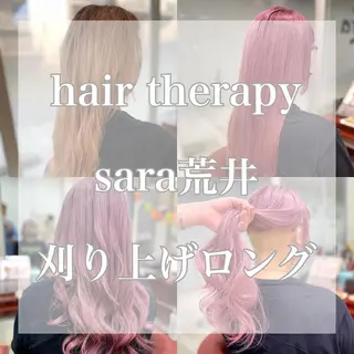 ミディアム カラー パーマ ヘアアレンジ メンズ キッズ マツエク・マツパ sara 荒井店のヘアスタイル