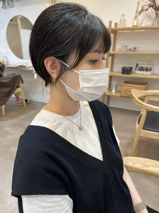 ショート 大迫 江梨のヘアスタイル