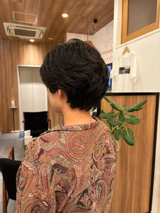 ショート パーマ BEAUTRIUM 穂乃香のヘアスタイル