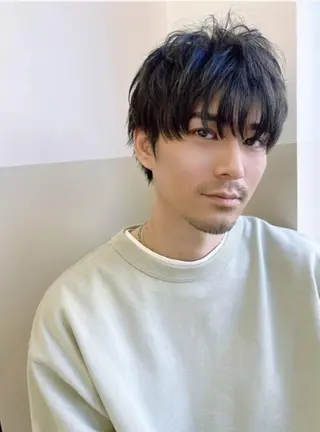 メンズ レイヤー/ナチュラル 特化西宮北口/みなみのヘアスタイル