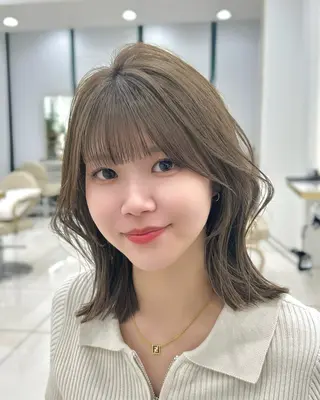 ショート 韓国顔まわり/前髪 /レイヤー/いつきのヘアスタイル
