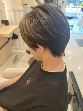 カラー メンズ 木幡 響のヘアスタイル