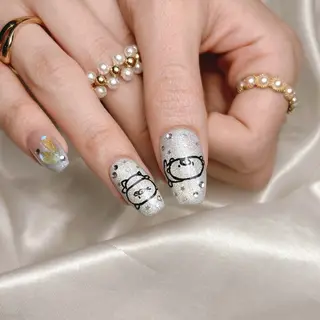 ネイル junna のぞいてねのネイルデザイン