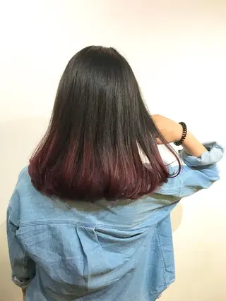 ミディアム 横山 奈央のヘアスタイル