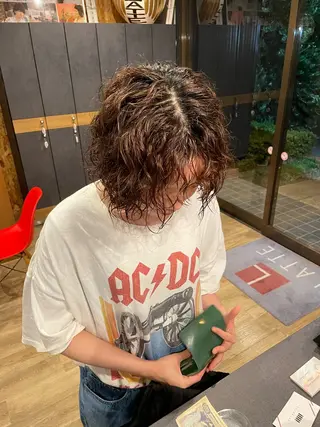 ショート パーマ Latte川原店所属・金古 美優のヘアスタイル