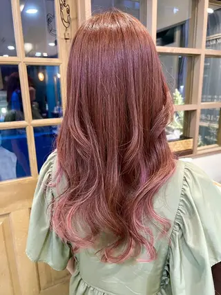 ロング カラー 浅原 恵樹のヘアスタイル