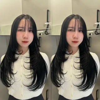 ロング 大人レイヤー/艶髪 🇺🇸TOMONAのヘアスタイル