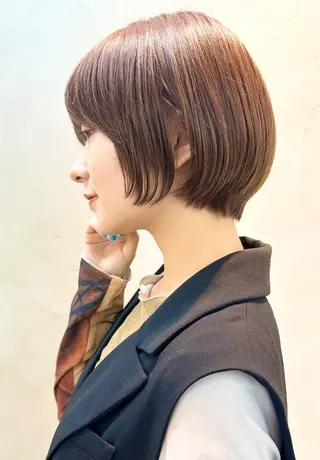 ショート カラー 銀座 似合わせ◎ 櫻井将司のヘアスタイル