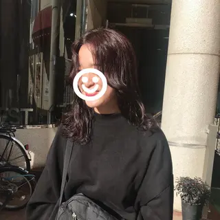 セミロング カラー 似合わせ提案サラ艶♡ 彩華のヘアスタイル