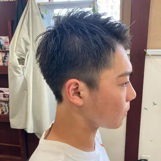 メンズ キッズ Well‘s黒木🌿 レイヤー💎寒色のヘアスタイル