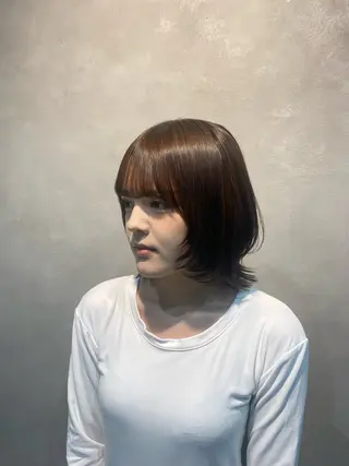 ミディアム 髪質改善/美髪矯正 🫧山本勇輝🫧のヘアスタイル