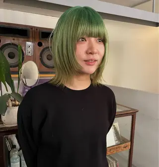 ミディアム ブリーチなし/透明感 /ショート/大世のヘアスタイル