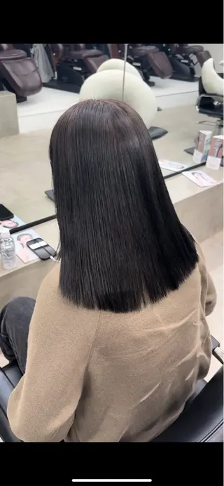 セミロング カラー 髪質改善/レイヤー/ 艶髪🎀ayaneのヘアスタイル