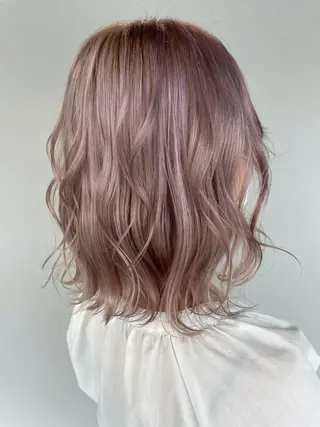 ミディアム カラー リルフェアリー 磐田店のヘアスタイル