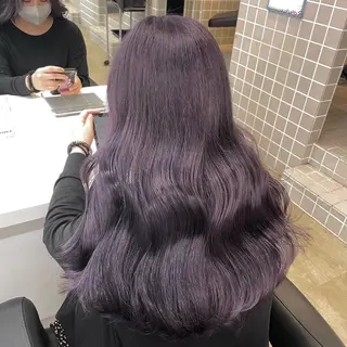 ロング カラー 🤍ベージュ/透明感 韓国ヘア/まりん🤍のヘアスタイル