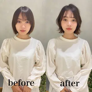 ショート パーマ レイヤーカットのプロ 大人ヘア宮森貴志のヘアスタイル