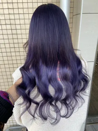 ロング カラー 🧸プルエクステ❤︎ ネイルKAO🧸のヘアスタイル