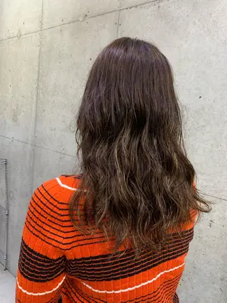 セミロング パーマ ラニティック所属・田辺 東陽のヘアスタイル