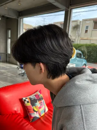 ショート メンズ OSHARE DOROBO bis所属・槇野 彪海のヘアスタイル