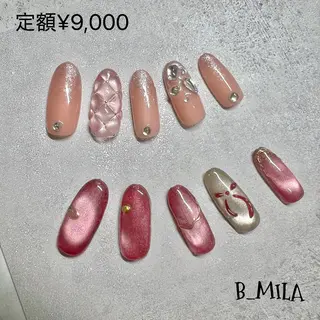 ミディアム B_Mila 水戸   萬城のネイルデザイン