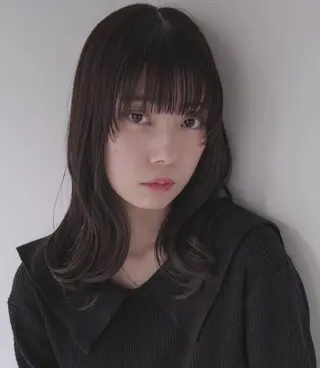 セミロング カラー 🍀髪質改善🍀 SORA 麻布十番のヘアスタイル