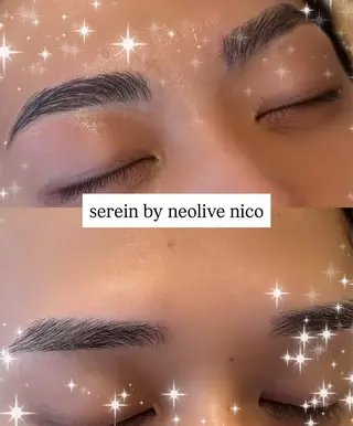 アイブロウ 🫧serein 晴空🫧のマツエク・マツパデザイン