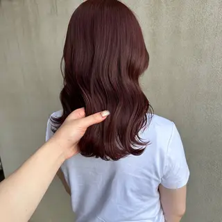 セミロング en⁺　trust所属・山口 麗音のヘアスタイル