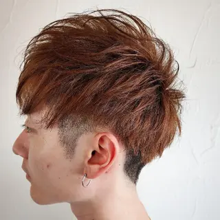 ショート カラー メンズ Add9 柳田健登のヘアスタイル