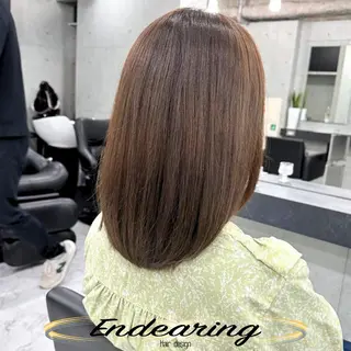 セミロング Endearing 銀座/レイヤーカットのヘアスタイル